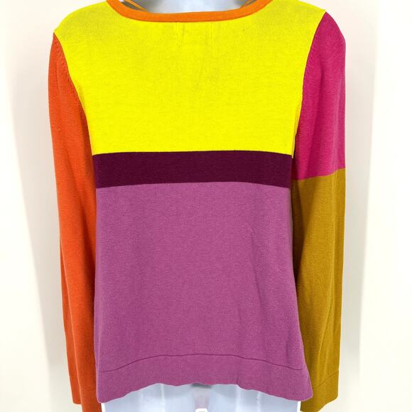 Isaac Mizrahi Target 20th Anniversary Collection Color Block Sweater Size S - Picture 3 of 8